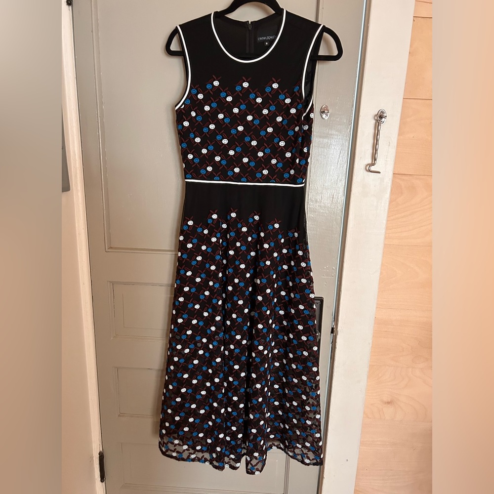 Cynthia rowley floral dress sz 8